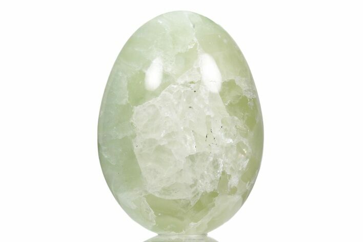 Polished Green Aragonite Egg - Nevada #356222